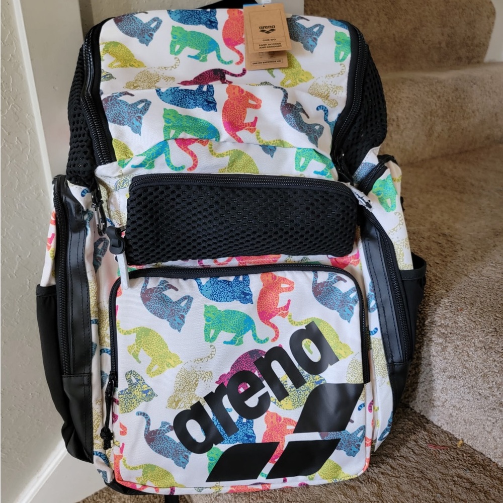 Arena Multicolor Animal Print Backpack